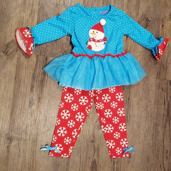 Christmas snowman toddler outfit - Picture 1 of 4